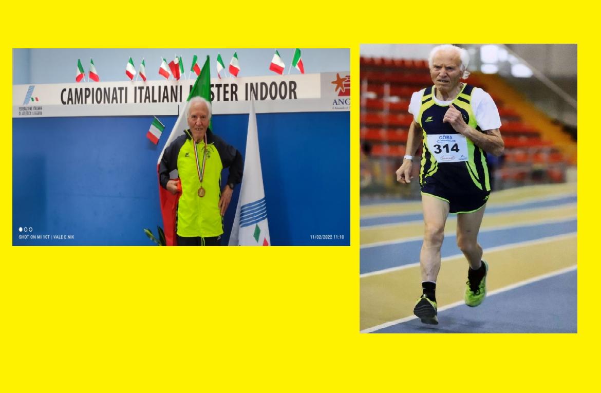 Leonardo Serena, de I Saraceni di Lucera, è campione italiano indoor dei mt. 3000 di categoria