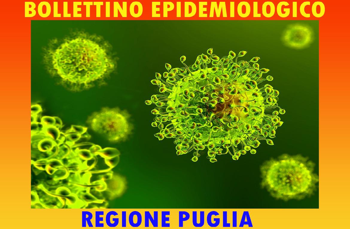 Bollettino epidemiologico regione Puglia ... 742 nuovi contagi nel foggiano