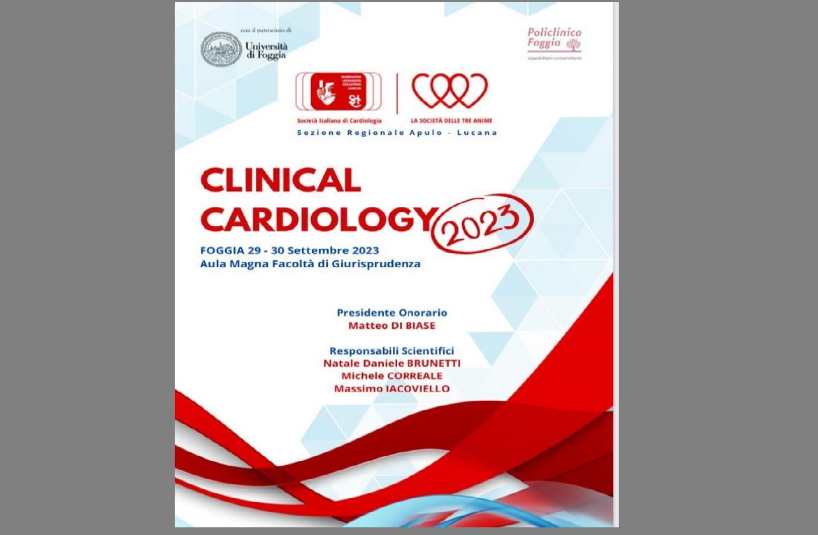 Al Riuniti di Foggia il convegno Clinical Cardiology 2023