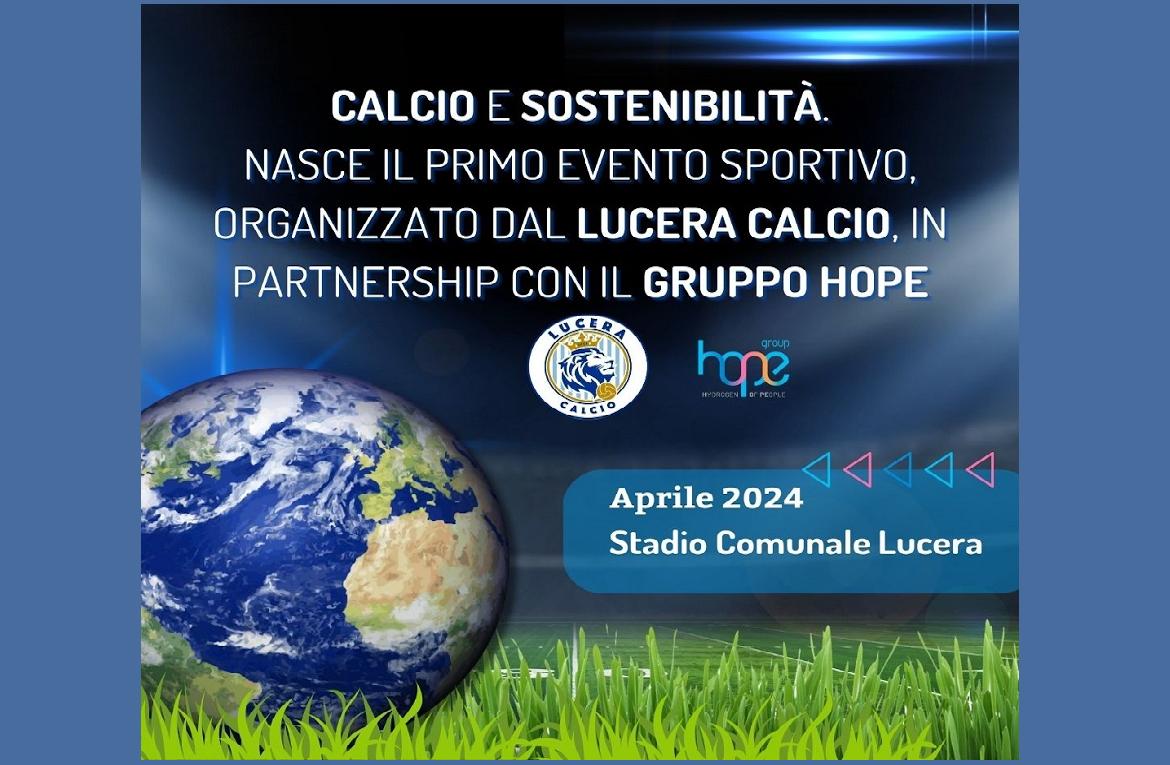 Il Lucera Calcio organizza l'evento 'Calcio e Sostenibilità'