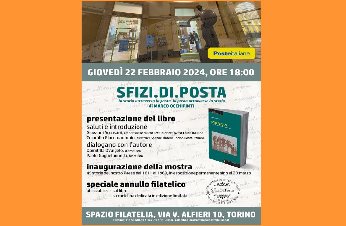 Gli 'Sfizi.Di.Posta' di Marco Occhipinti a Spazio Filatelia di Poste Italiane a Torino
