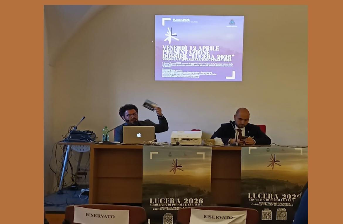 Lucera, presentato Il dossier Lucera 2026 crocevia di popoli e culture, finalista della Capitale italiana della Cultura