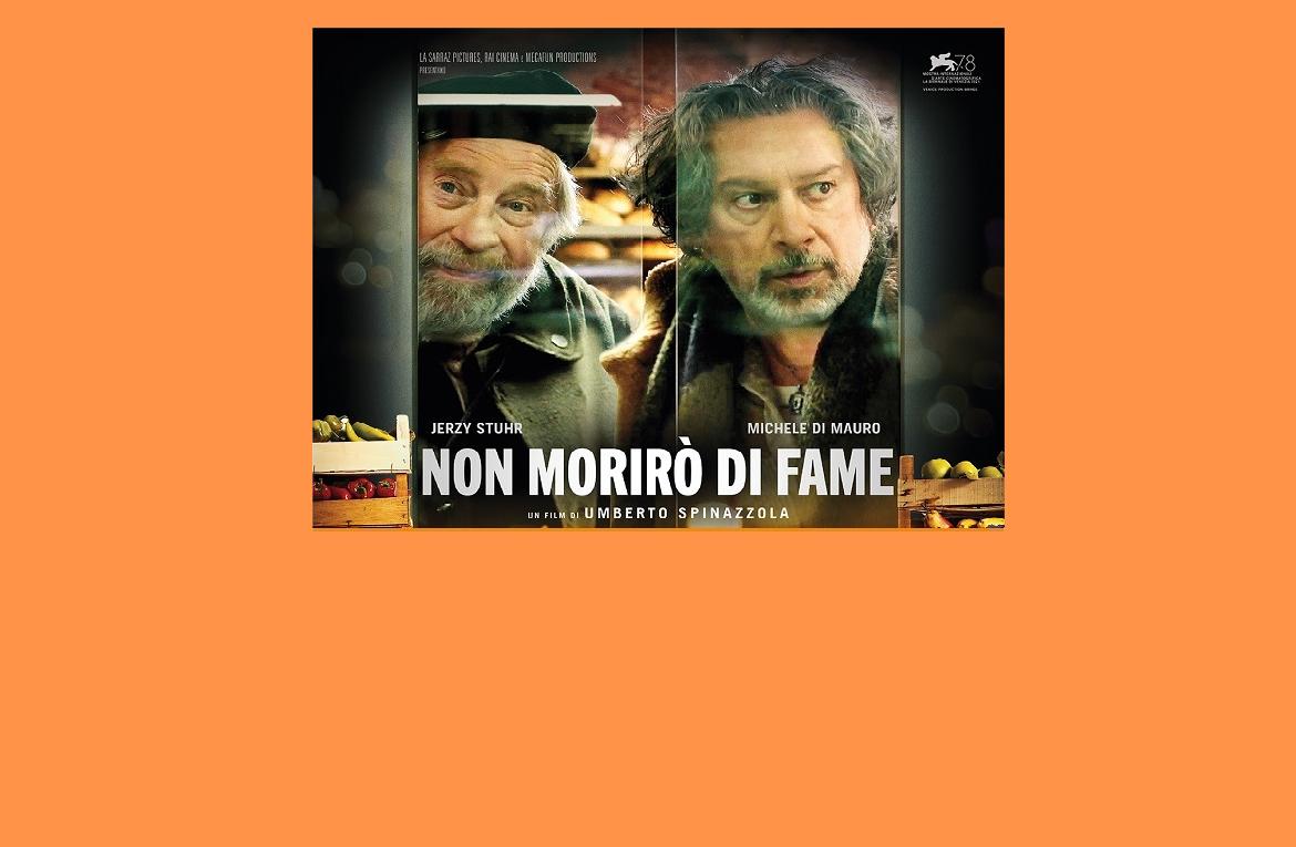'Non morirò di fame'  di Umberto Spinazzola al Cineteatro dell’Opera di Lucera