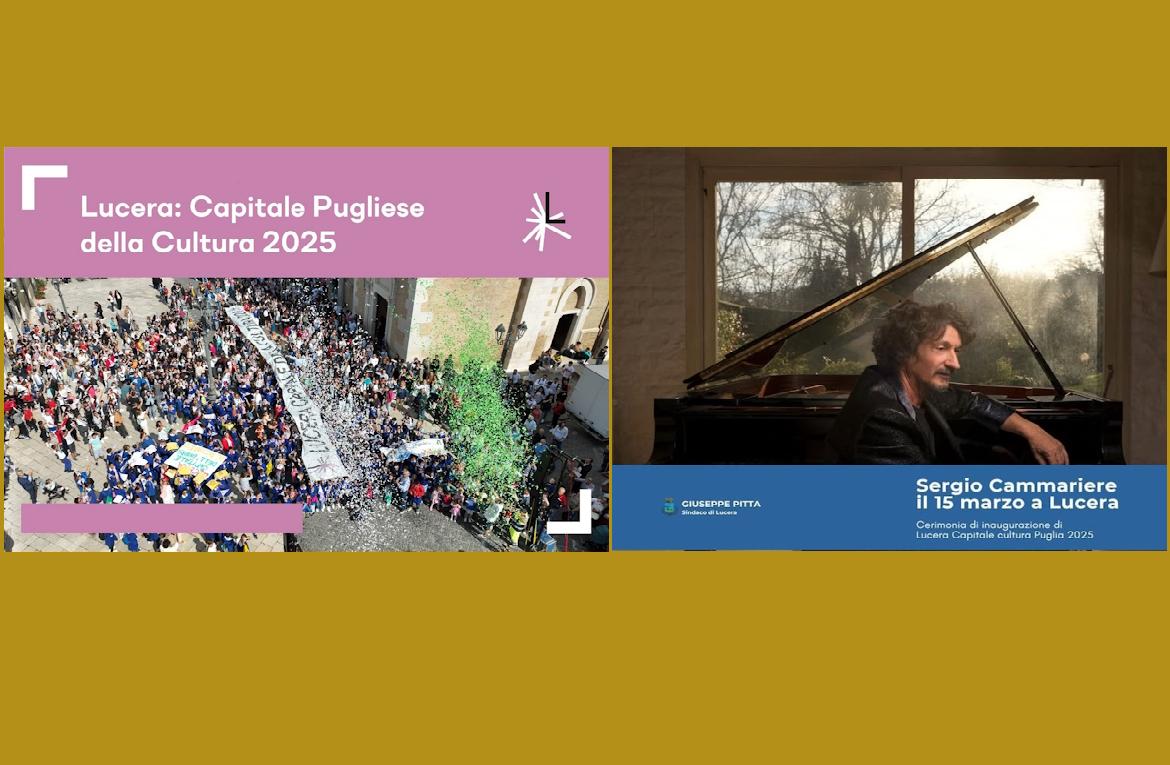 Lucera Capitale della Cultura di Puglia 2025, si apre sabato 15 marco con Sergio Cammariere