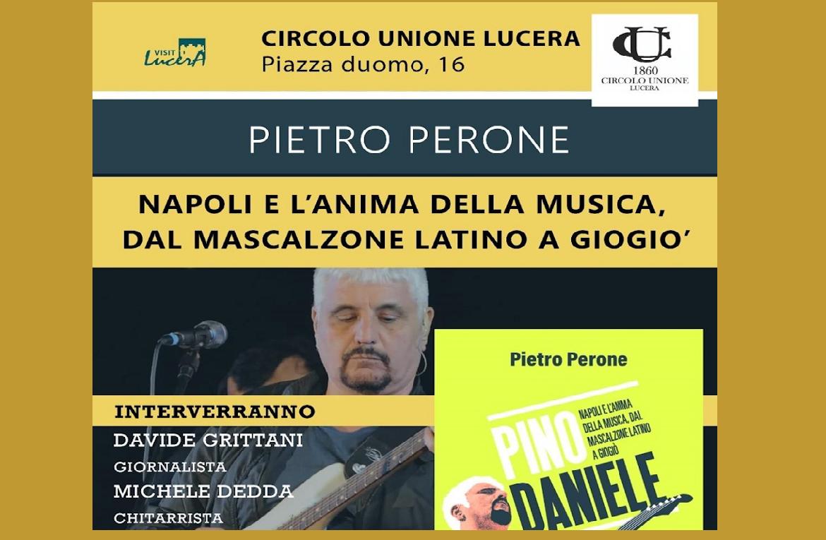 A Lucera la presentazione del libro su Pino Daniele