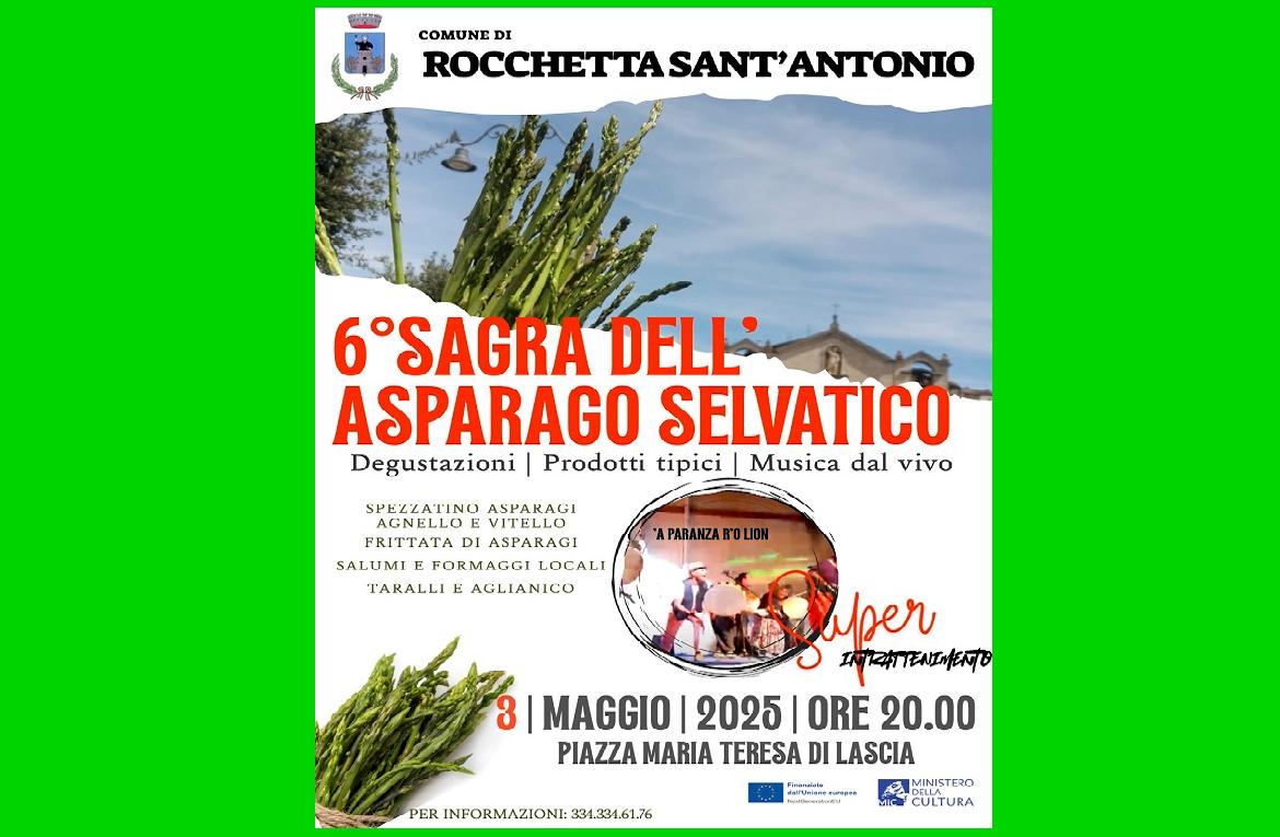 Sagra dell’Asparago Selvatico a Rocchetta Sant’Antonio