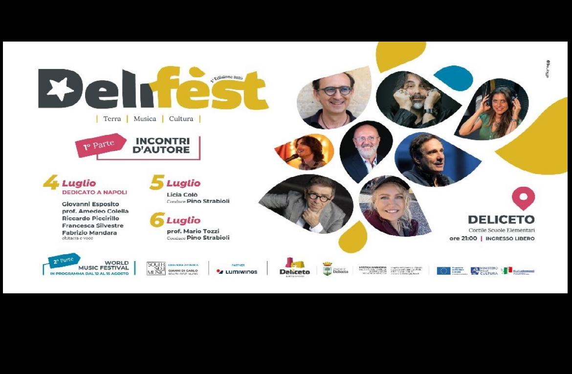 Deliceto, la prima del Delifest: ci sono anche Licia Colò, Mario Tozzi e Giovanni Esposito