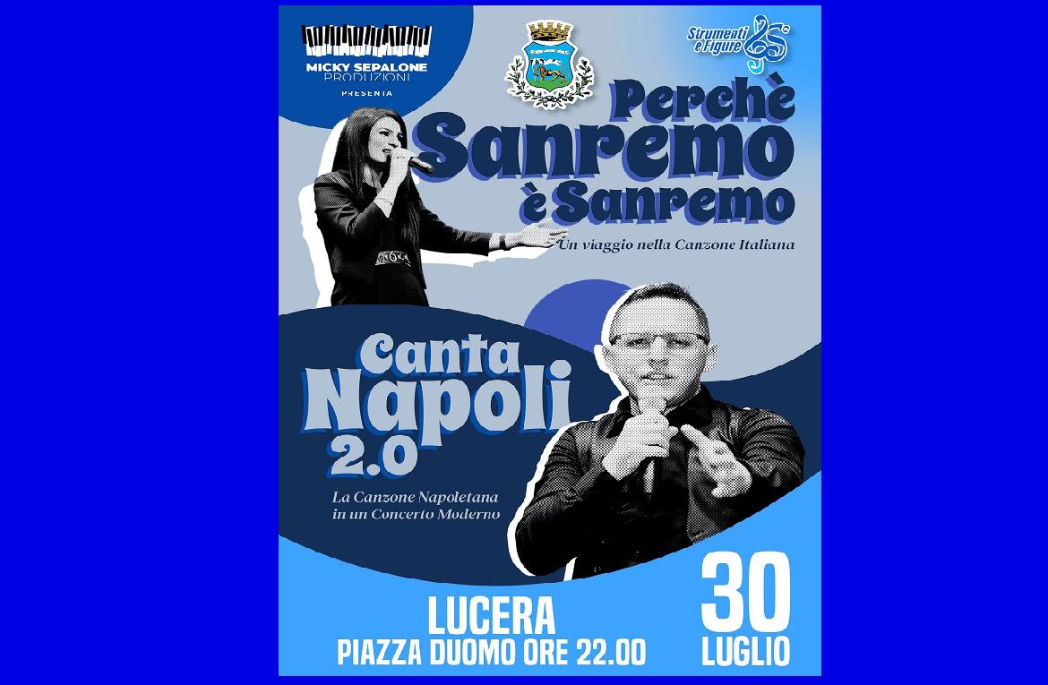 Angela Piaf porta 'Perché Sanremo è Sanremo' a Lucera