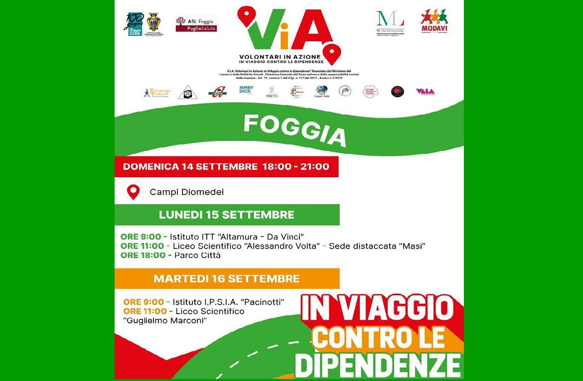 Truck Tour – V.I.A. Volontari In Azione: in Viaggio contro le dipendenze