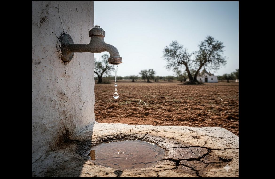 Emergenza Idrica in Puglia: massimo livello di severità, AQP annuncia nuove riduzioni di pressione