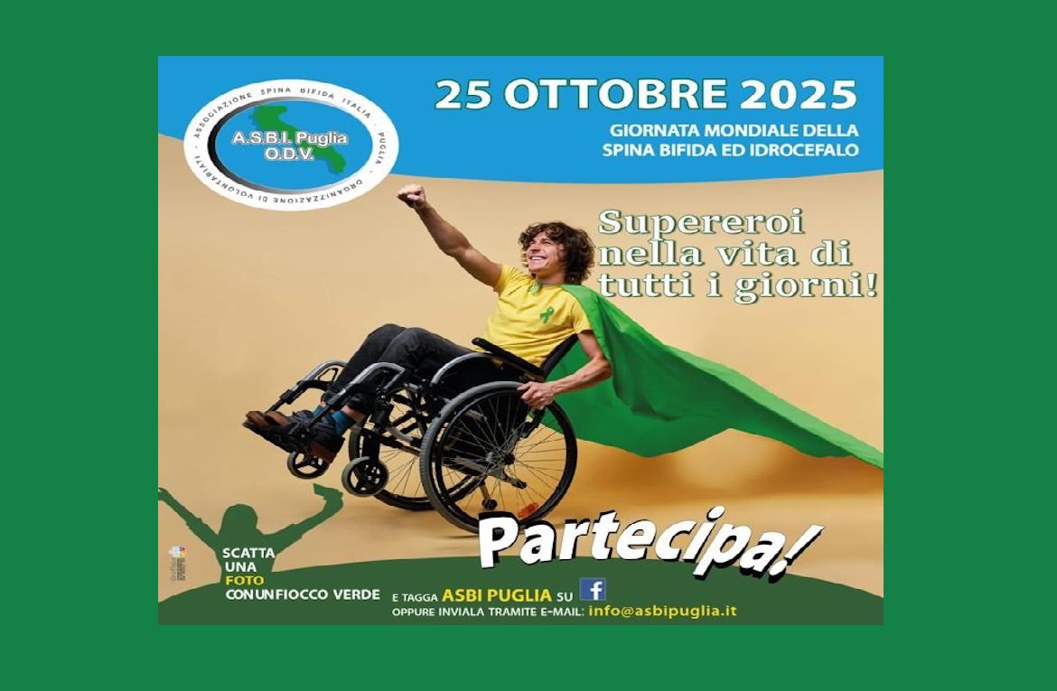 Lucera aderisce alla Giornata Mondiale della Spina Bifida e dell’Idrocefalo - 25 Ottobre 2025