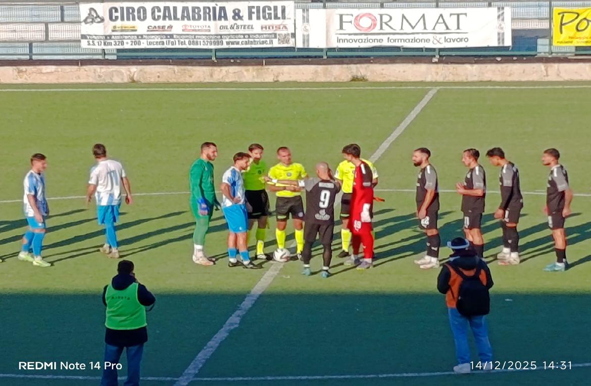Calcio, il Lucera battuto di misura dalla capolista Soccer Trani