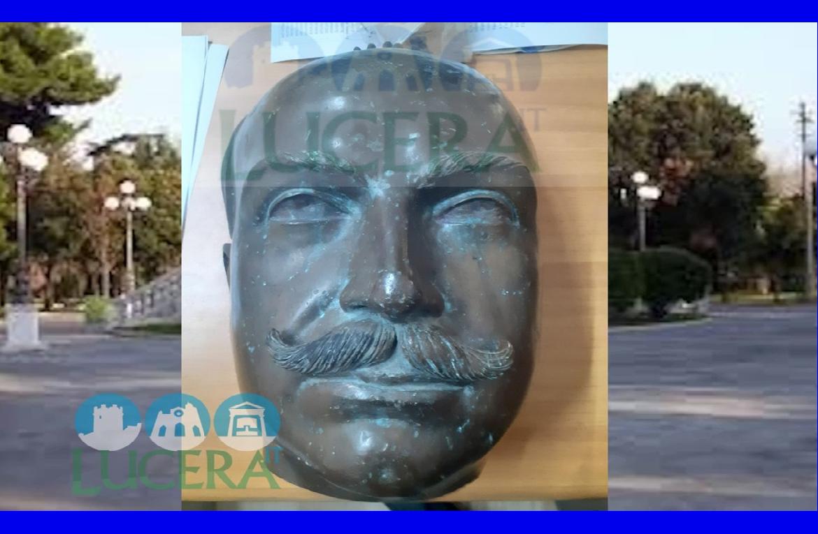 Lucera ritrova un simbolo della sua storia: la testa in bronzo di Umberto Bozzini