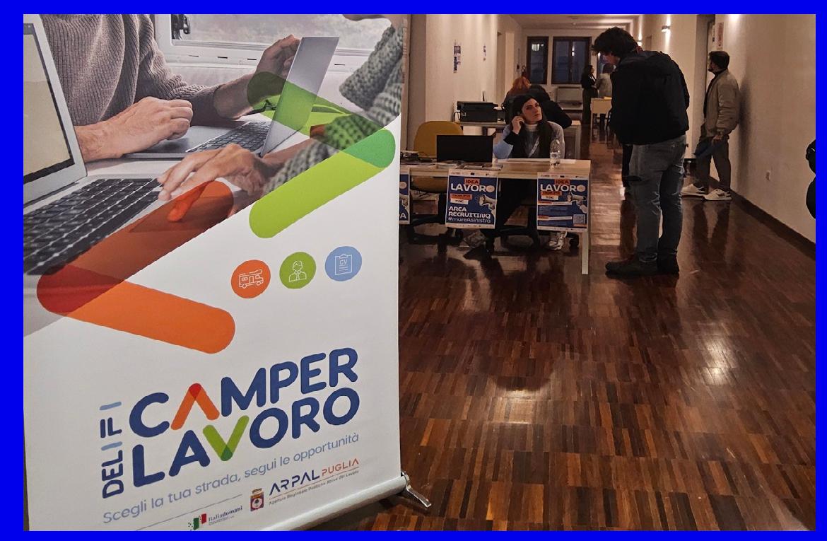 Camper del Lavoro: ARPAL Puglia Nelle Aree Interne della Capitanata per Servizi e Opportunit&agrave;
