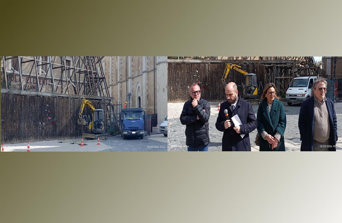 Lucera, partiti i lavori per la messa in sicurezza del Sant'Anna