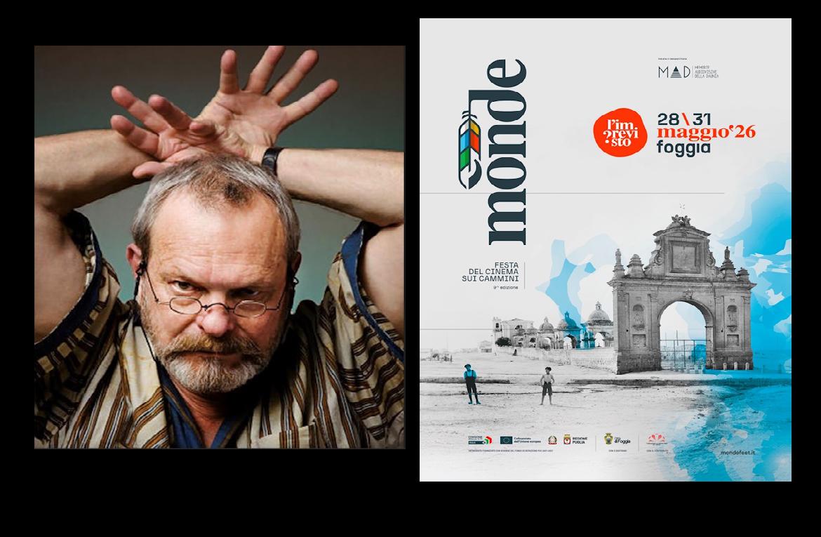 Terry Gilliam sar&agrave; ospite a Foggia di 'M&ograve;nde - Festa del Cinema sui Cammini'