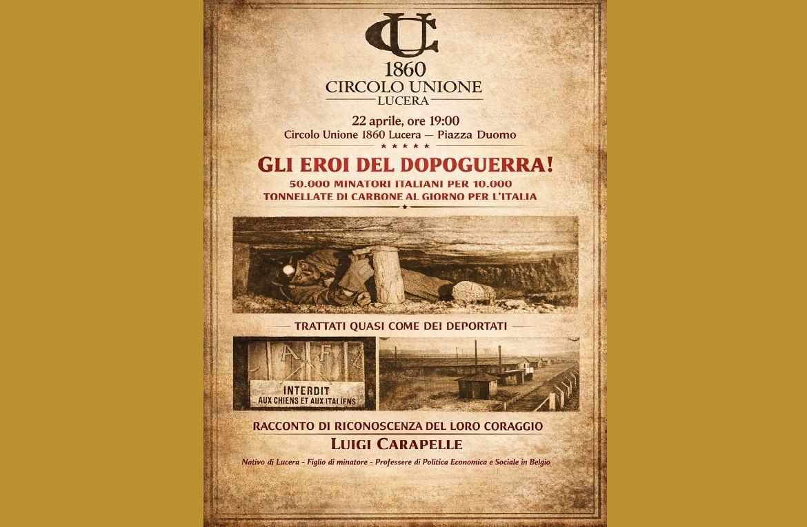 Luigi Carapelle e gli eroi del dopoguerra: il sacrificio dei minatori italiani in Belgio