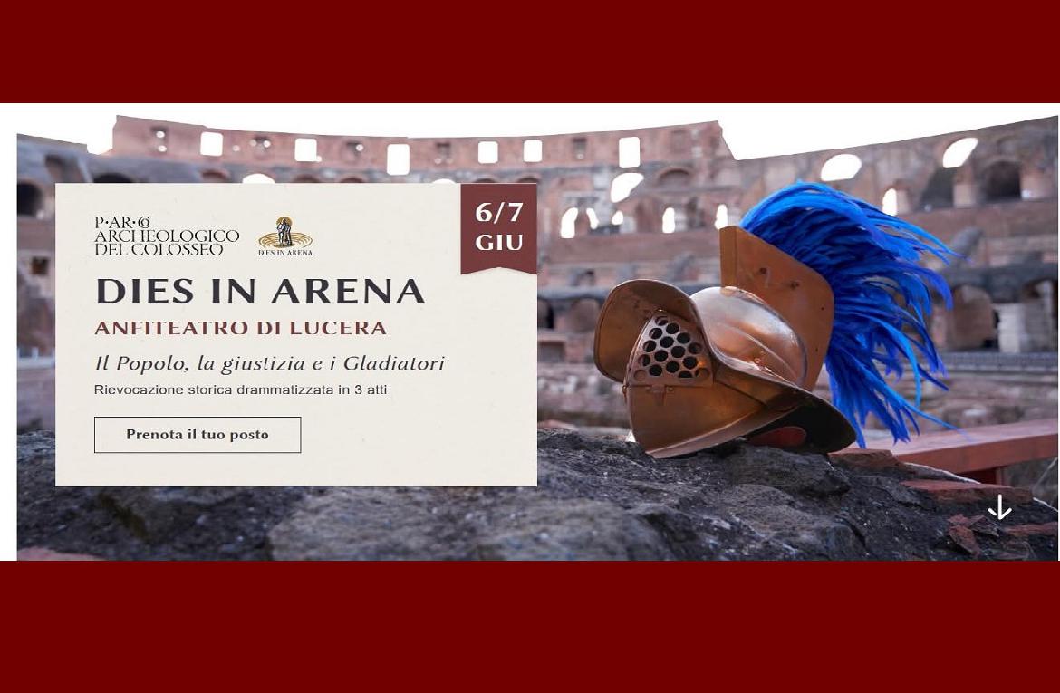 'Dies in Arena – Lucera': La Storia torna a vivere nell'Anfiteatro Romano