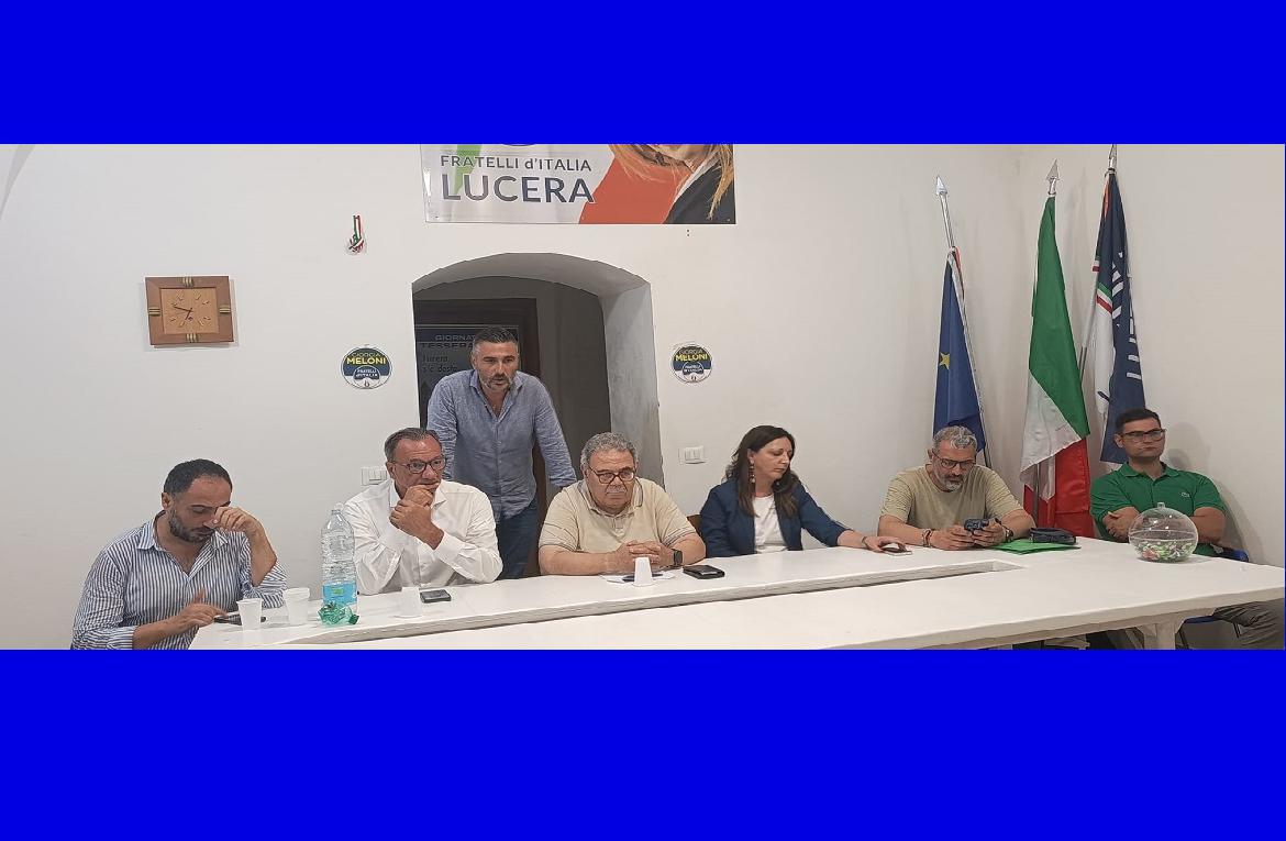 Lucera, Fratelli d'Italia si mobilita contro le nuove tasse e il collasso della sanit&agrave; regionale
